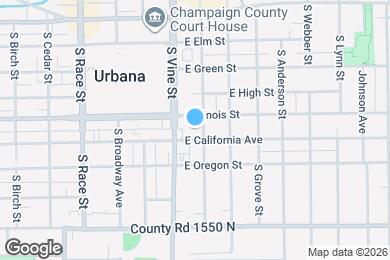 Map image of the property - 505 S Urbana Ave