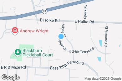 Map image of the property - 2405 Bridger Dr