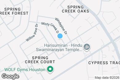 Map image of the property - 16915 Misty Creek Dr