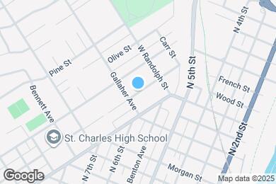 Map image of the property - 1019 Vine St