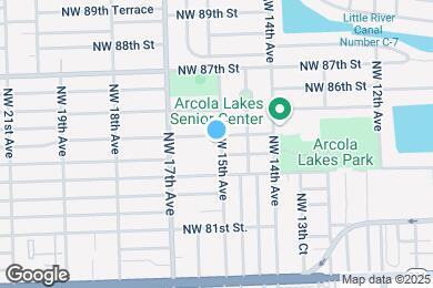 Map image of the property - 8390 NW 15th Ave