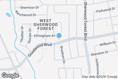 Map image of the property - 10965 Goodwood Blvd