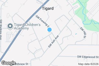 Map image of the property - 9720 SW Frewing St