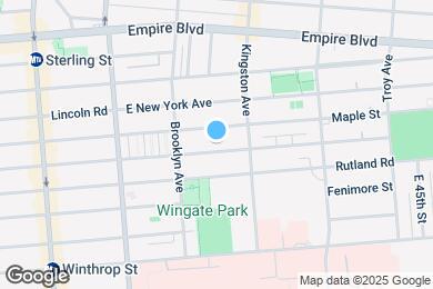 Map image of the property - 501 Midwood St