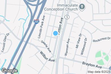 Map image of the property - 55 Vinton Ave