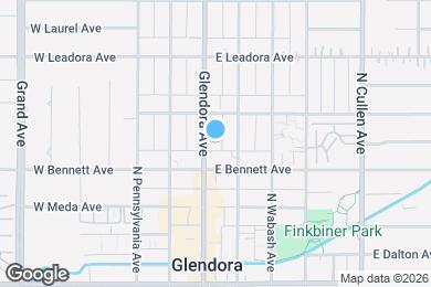 Map image of the property - 324 N Glendora Ave