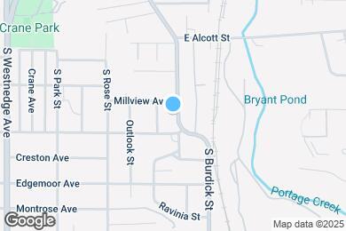Map image of the property - 2314 S Burdick St