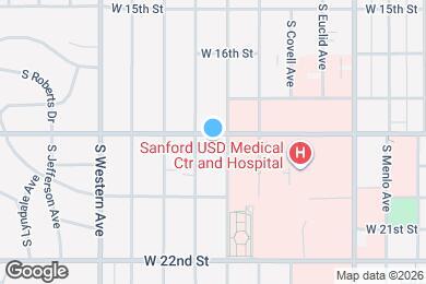 Map image of the property - 1707 W 18th St