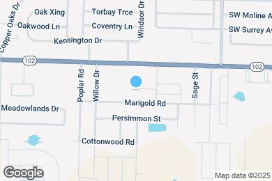 Map image of the property - Willow Crossing Apartments