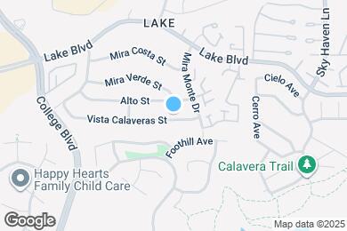 Map image of the property - 4074 Vista Calaveras St