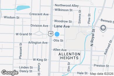 Map image of the property - 117 Otis St