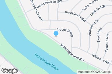 Map image of the property - 10449 Mississippi Blvd NW