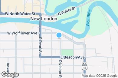 Map image of the property - 215 E Spring St