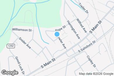 Map image of the property - 101 Fowler Ave