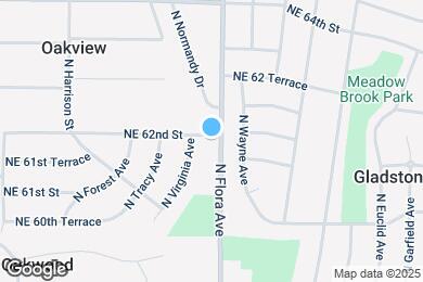 Map image of the property - 1407 NE 62nd St