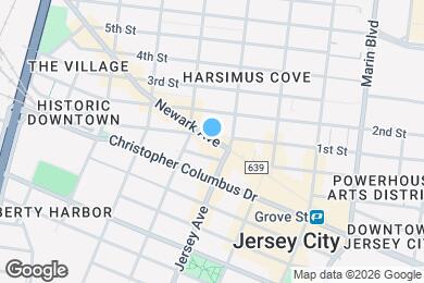 Map image of the property - 217 Newark Ave