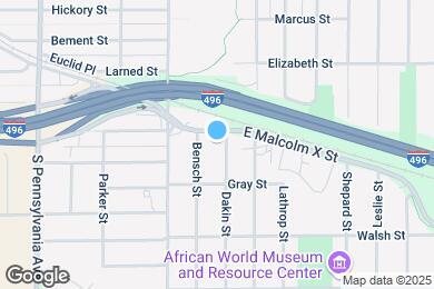 Map image of the property - 910 Dakin St