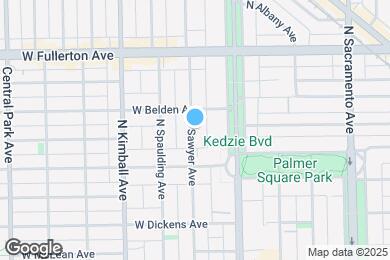 Map image of the property - 2238 N Sawyer Ave