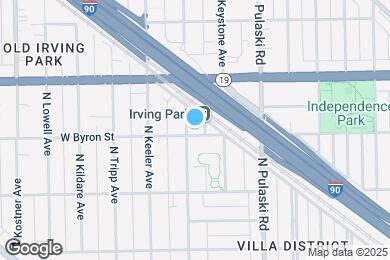 Map image of the property - 4128 W Byron St