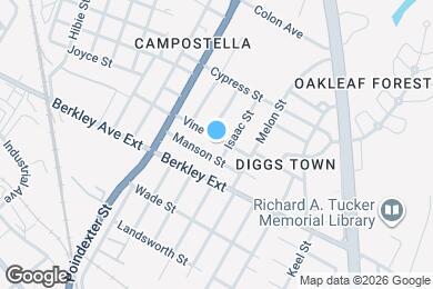 Map image of the property - 1535 Vine St