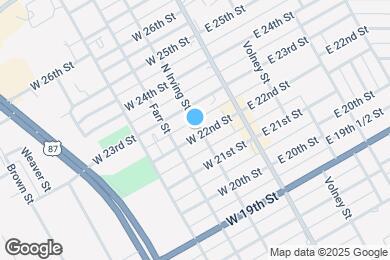 Map image of the property - 104 W 22nd St