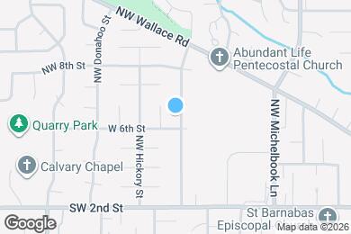 Map image of the property - 615 NW Fenton St