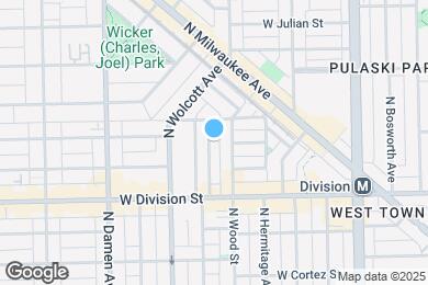 Map image of the property - 1255 N Honore St