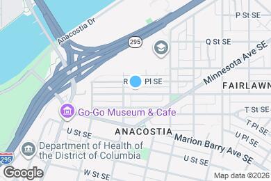 Map image of the property - 1416 S St SE