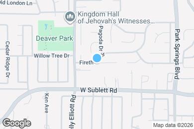 Map image of the property - 4104 Firethorn Dr