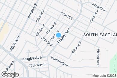 Map image of the property - 7824 Rugby Ave