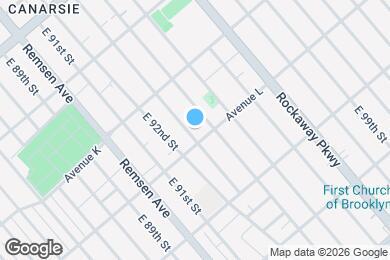 Map image of the property - 1405 E 93rd St
