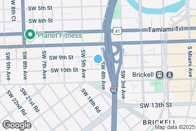 Map image of the property - 421 SW 10th St