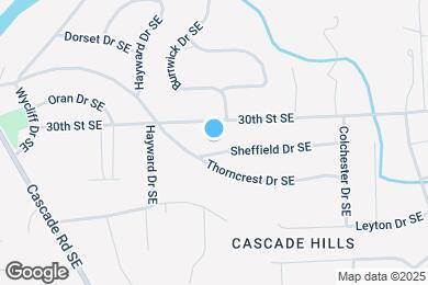 Map image of the property - 7325 Sheffield Dr SE