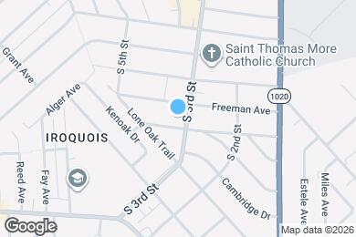 Map image of the property - 6308 S 3rd St