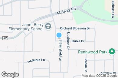 Map image of the property - 1702 Hulke Dr