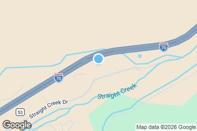 Map image of the property - 1163 Straight Creek Dr