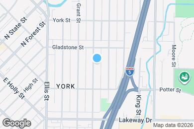 Map image of the property - 1444 Humboldt St