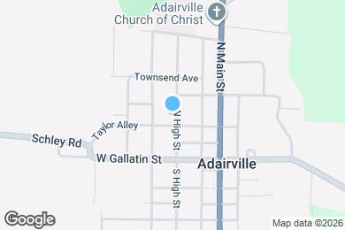 Map image of the property - 313 N High St