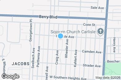 Map image of the property - 3607 Craig Ave