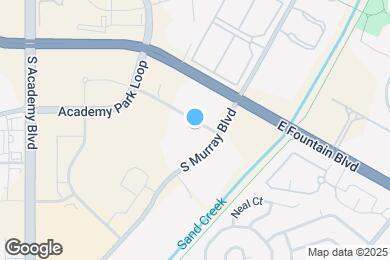 Map image of the property - Furnished Studio-Colorado Springs - Center Park