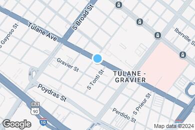 Map image of the property - 2424 TULANE