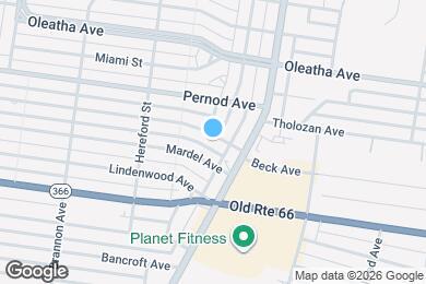 Map image of the property - 4938 Tholozan Ave