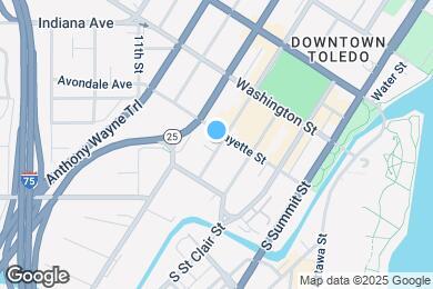 Map image of the property - 100 S Huron St