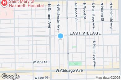 Map image of the property - 947 N Winchester Ave