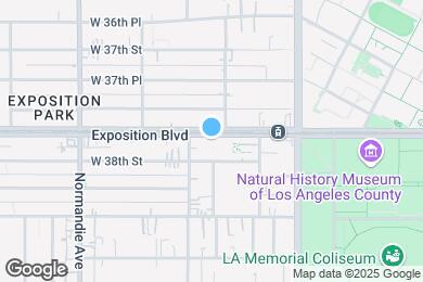 Map image of the property - 1100 Exposition Blvd-Private Suite Co-Living