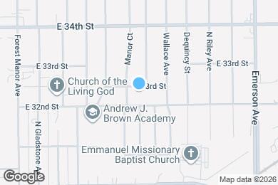 Map image of the property - 4715 E 33rd St