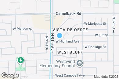 Map image of the property - 9020 W Highland Ave