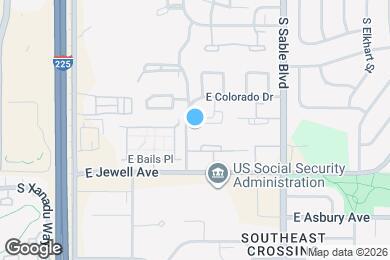 Map image of the property - 14102 E Colorado Dr