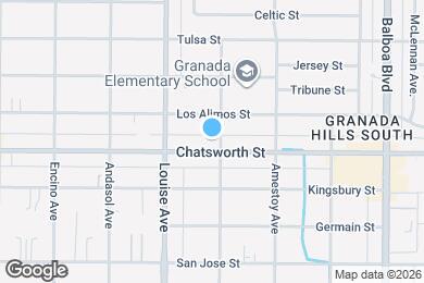 Map image of the property - Granada Palms Apartments