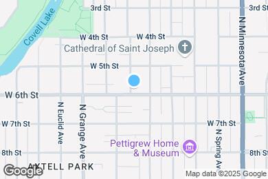 Map image of the property - 820 W 6th St